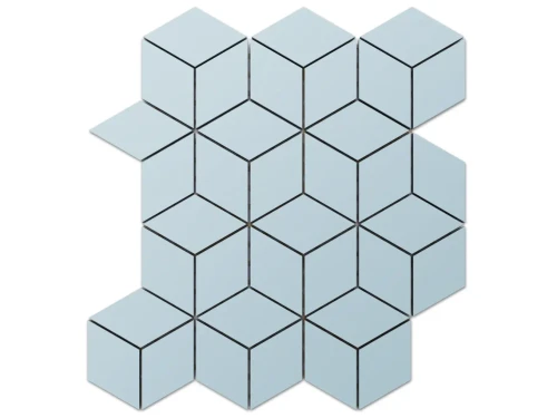 MOZAIKA GRESOWA DIAMOND ROMB CIELO E TERRA BLU