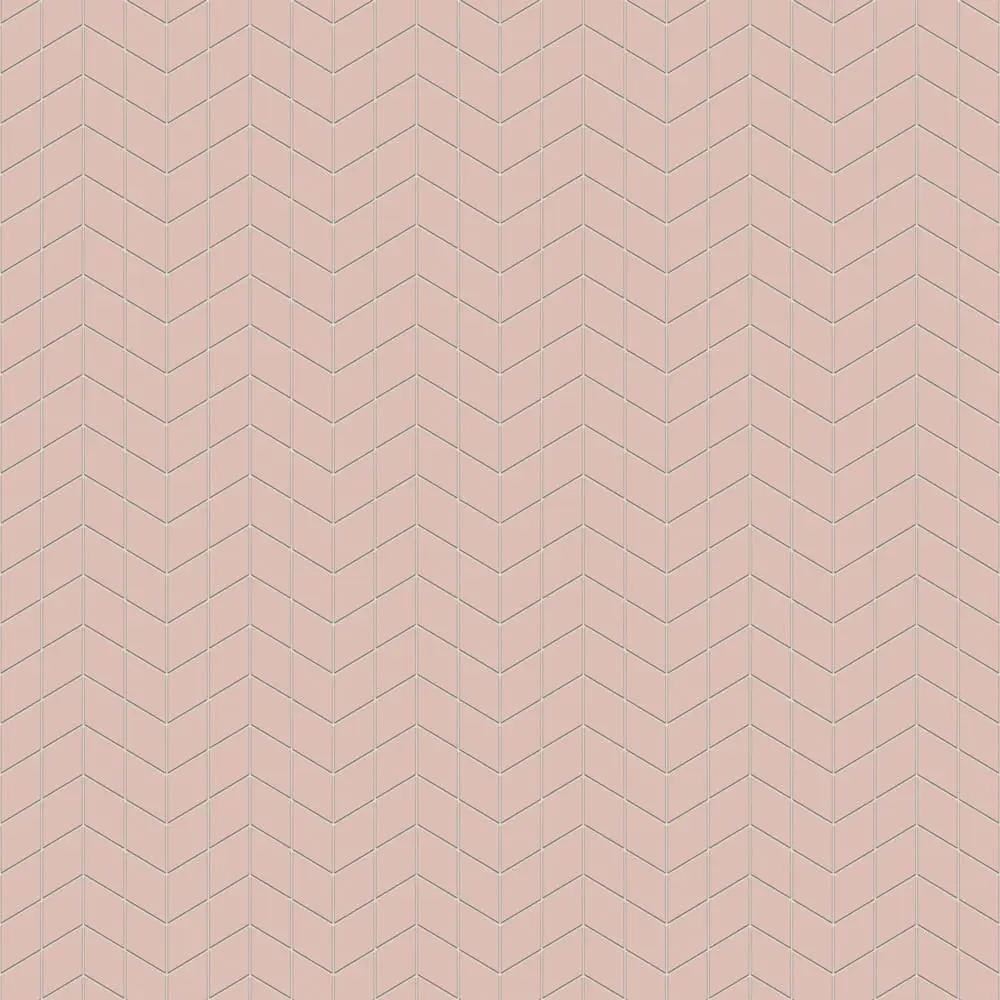 MOZAIKA GRESOWA DOUBLE CHEVRON ROMB RÓŻOWA  Cielo E Terra Polvere – dekoracyjne do wnętrz – Szklane Mozaiki
