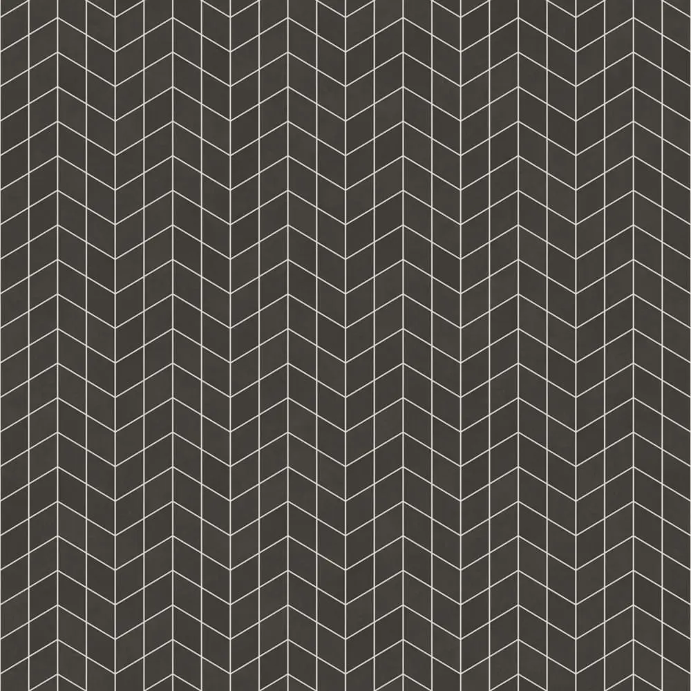 MOZAIKA GRESOWA DOUBLE CHEVRON DOBLO NERO – dekoracyjne do wnętrz – Szklane Mozaiki
