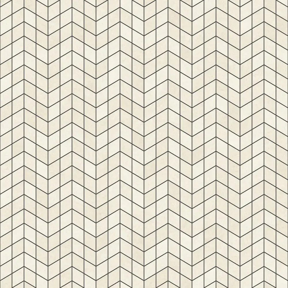 MOZAIKA GRESOWA DOUBLE CHEVRON DOBLO KREMOWA – dekoracyjne do wnętrz – Szklane Mozaiki