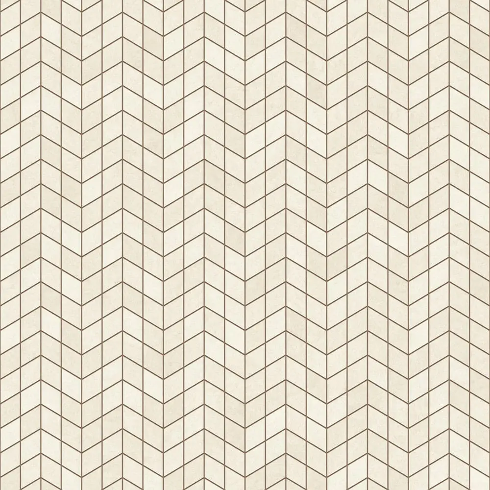 MOZAIKA GRESOWA DOUBLE CHEVRON DOBLO KREMOWA – dekoracyjne do wnętrz – Szklane Mozaiki
