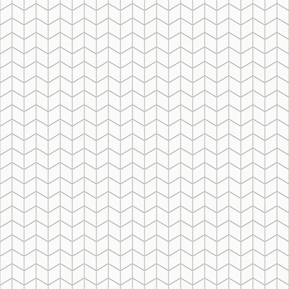 MOZAIKA GRESOWA CHEVRON ROMB ALASKA WHITE – dekoracyjne do wnętrz – Szklane Mozaiki