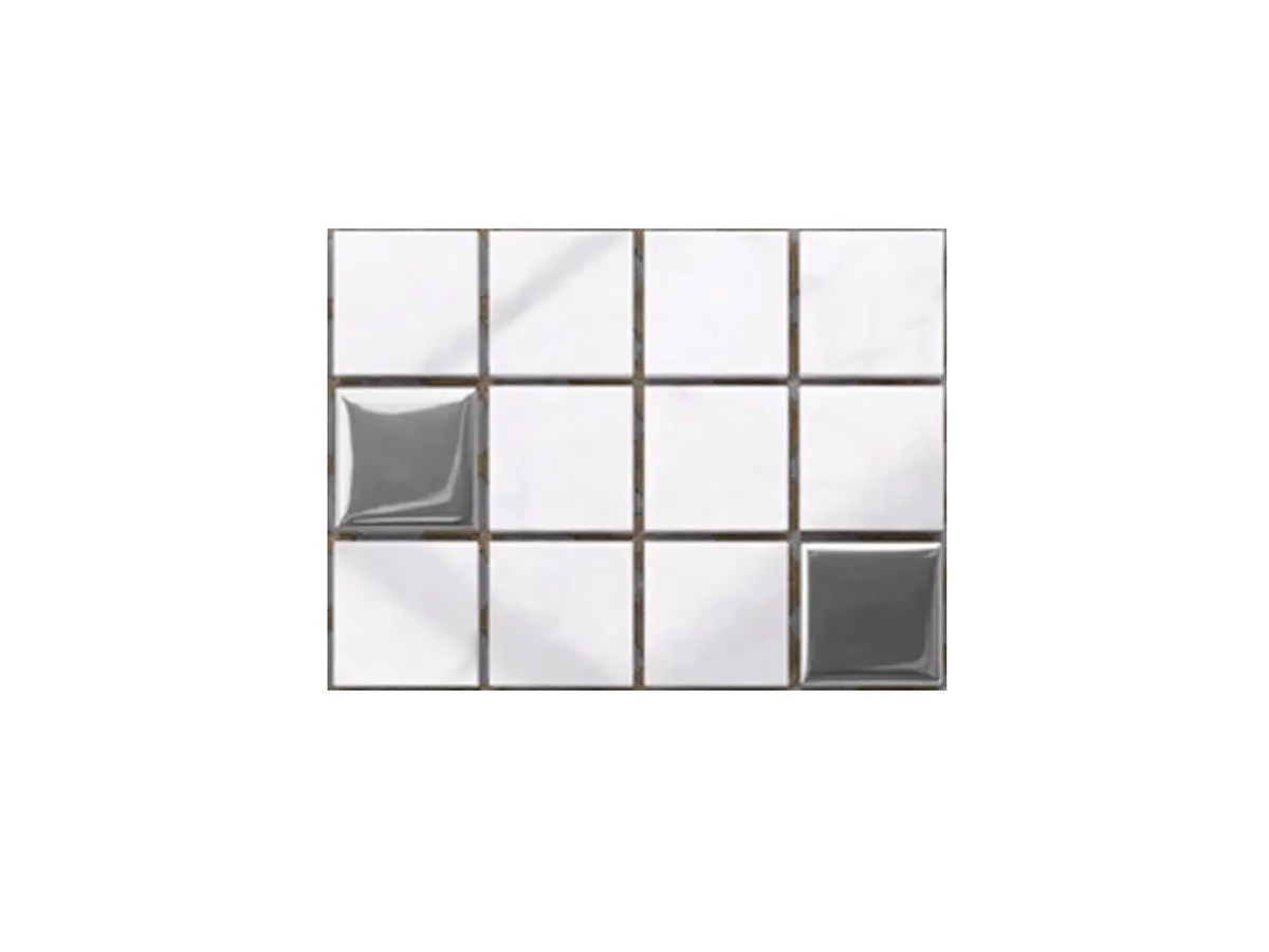 MOZAIKA SZKLANA MARMUR SILVER MARBLE 30x30cm 8mm – dekoracyjne do wnętrz – Szklane Mozaiki