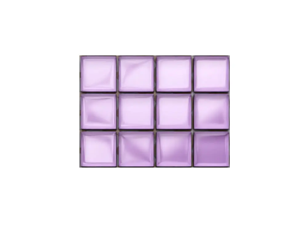 MOZAIKA SZKLANA FIOLET VIOLA 30x30cm 8mm – dekoracyjne do wnętrz – Szklane Mozaiki