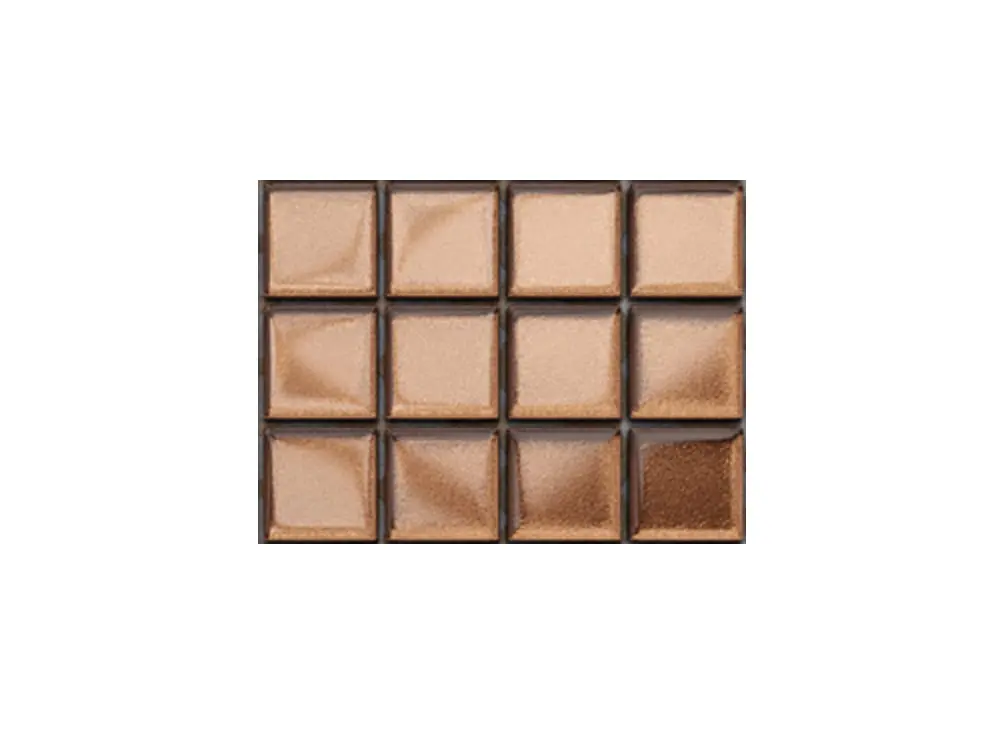 MOZAIKA SZKLANA BRĄZOWA BROWN METALIC 30x30cm 8mm – dekoracyjne do wnętrz – Szklane Mozaiki