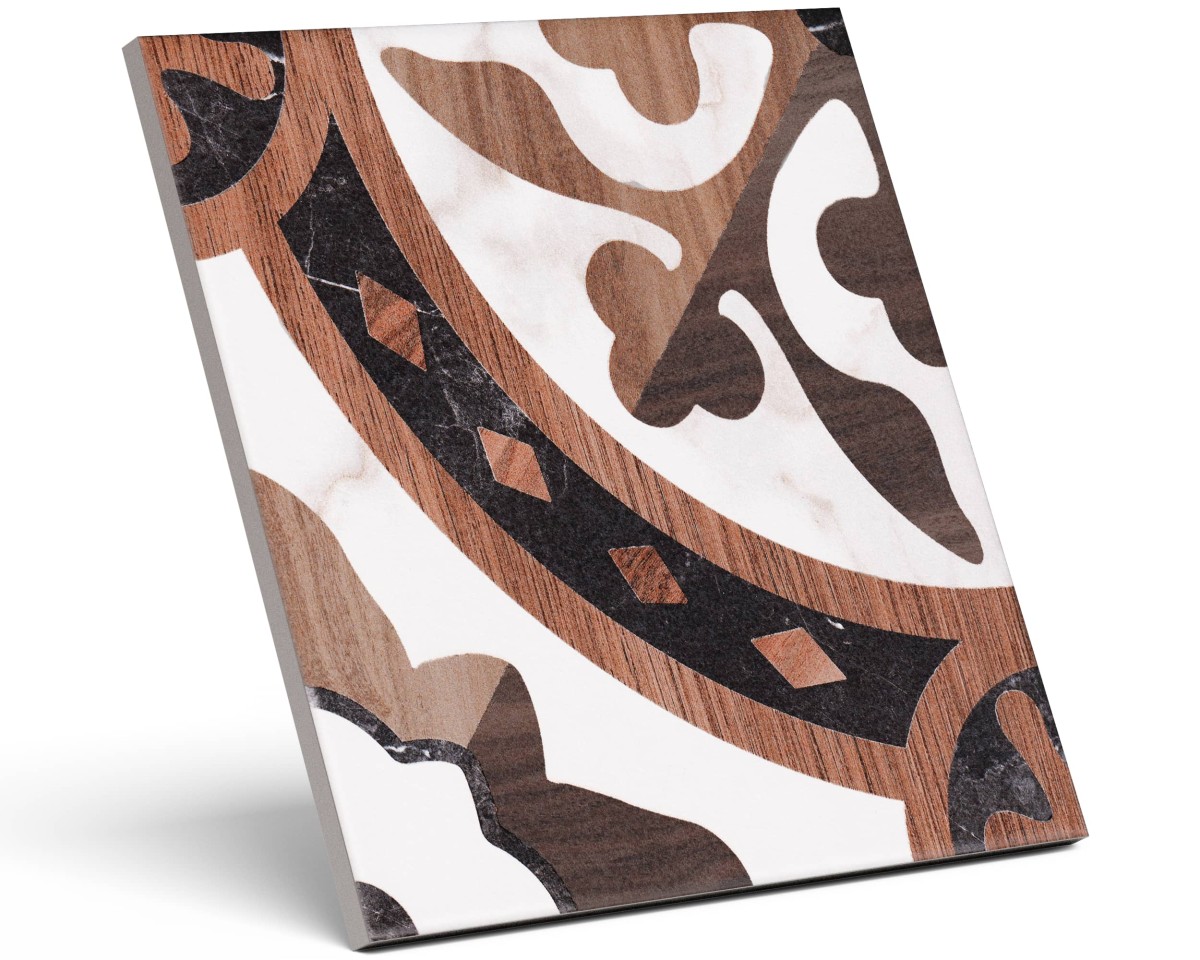 Płytka Gresowa Heritage Marmwood Ash 20x20 cm gat.I  – dekoracyjne do wnętrz – Szklane Mozaiki