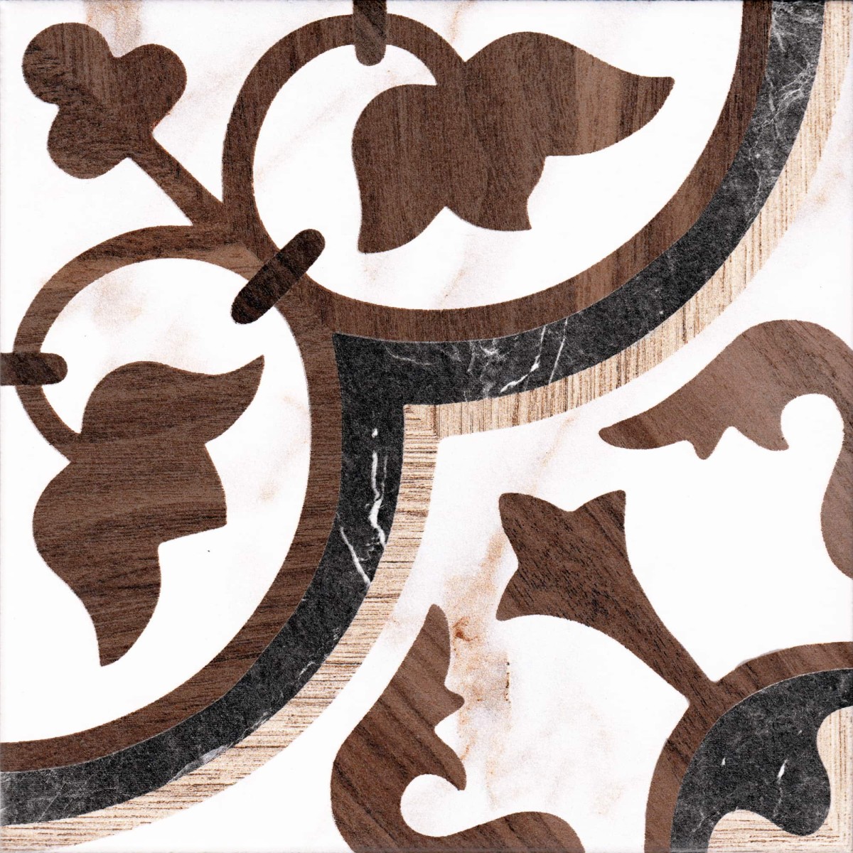 Płytka Gresowa Heritage Marmwood Walnut 20x20 cm gat.I  – dekoracyjne do wnętrz – Szklane Mozaiki