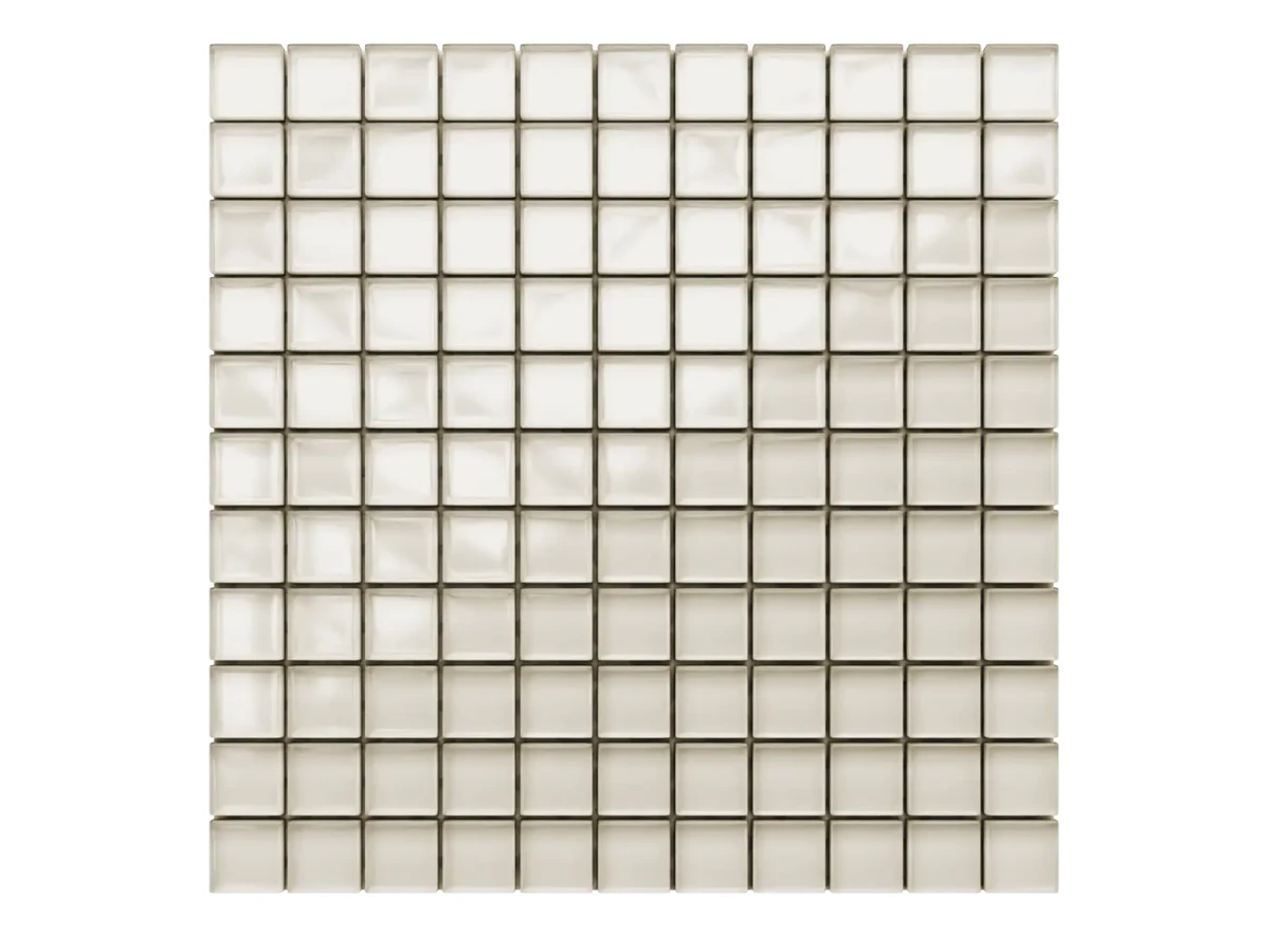 MOZAIKA SZKLANA BEŻ CAPPUCINO 30x30cm 8mm – dekoracyjne do wnętrz – Szklane Mozaiki