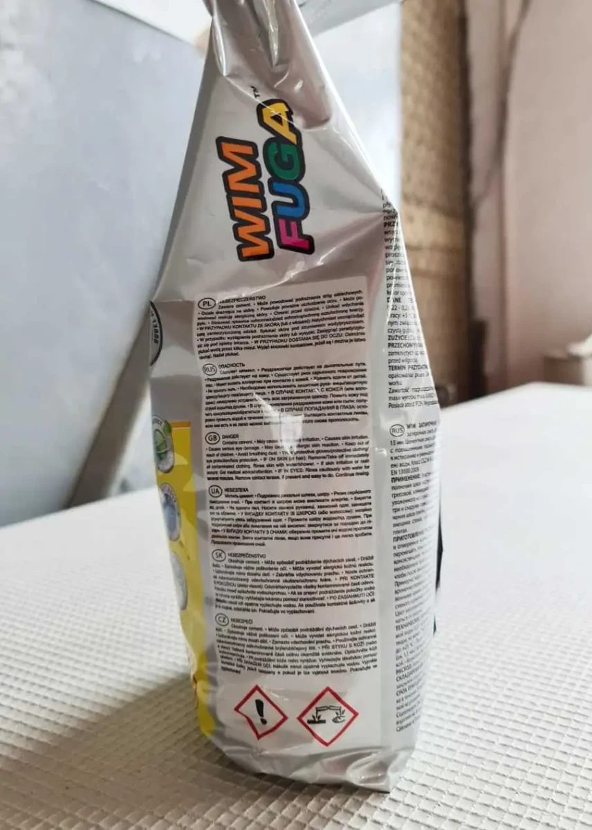FUGA cementowa uniwersalna KOŚĆ SŁONIOWA 2KG  – dekoracyjne do wnętrz – Szklane Mozaiki