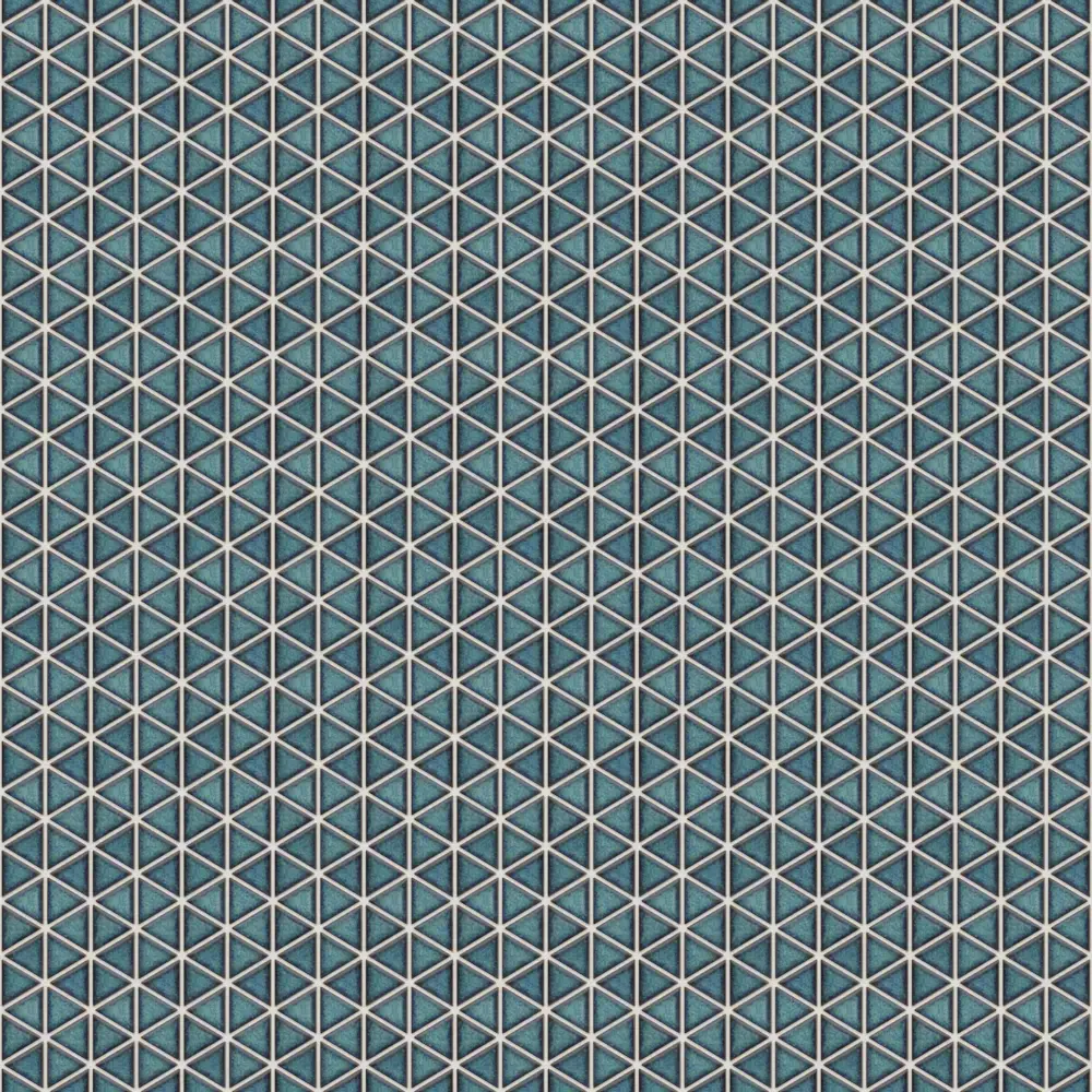 MOZAIKA CERAMICZNA TRIANGLE BLANKET ATLANTIC BLUE – dekoracyjne do wnętrz – Szklane Mozaiki