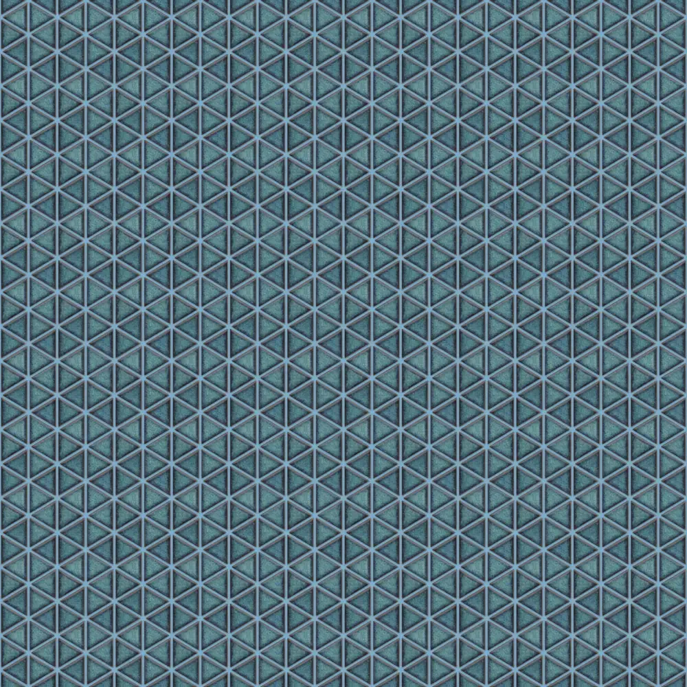 MOZAIKA CERAMICZNA TRIANGLE BLANKET ATLANTIC BLUE – dekoracyjne do wnętrz – Szklane Mozaiki