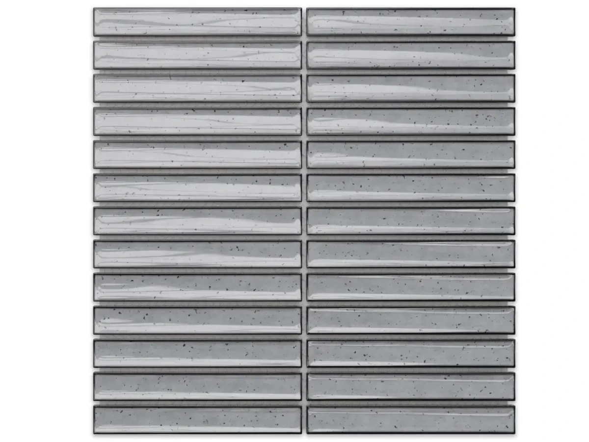 MOZAIKA CERAMICZNA PIANO GREY SZARY – dekoracyjne do wnętrz – Szklane Mozaiki