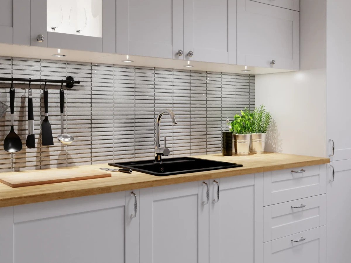 MOZAIKA CERAMICZNA PIANO GREY SZARY – dekoracyjne do wnętrz – Szklane Mozaiki
