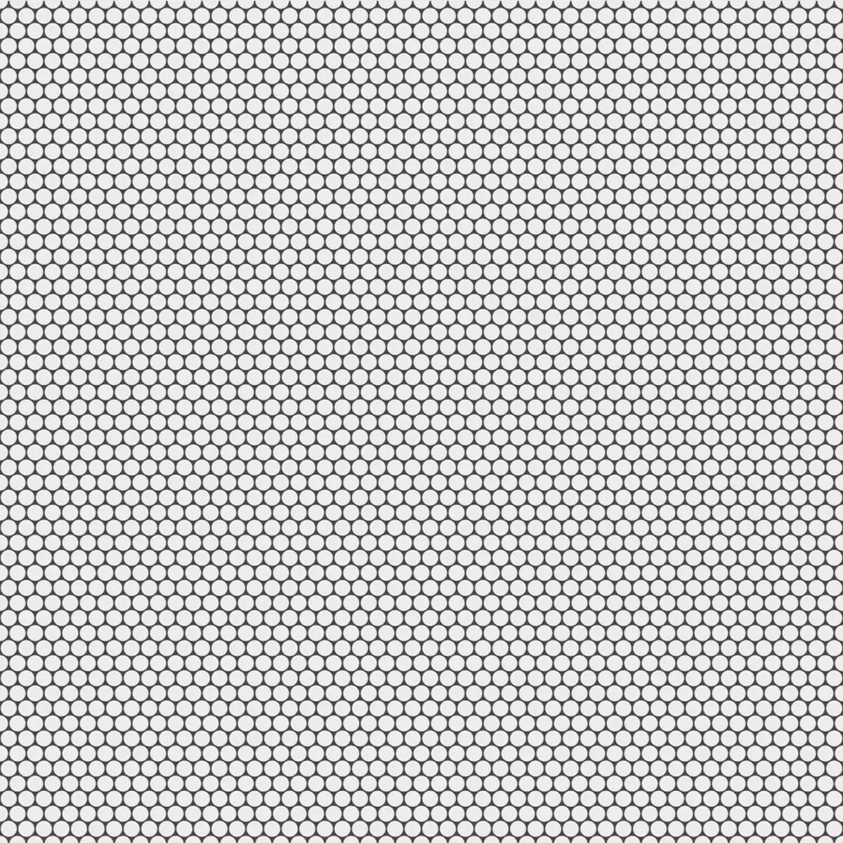 Mozaika ceramiczna Penny Dots white matowa - szklanemozaiki.pl