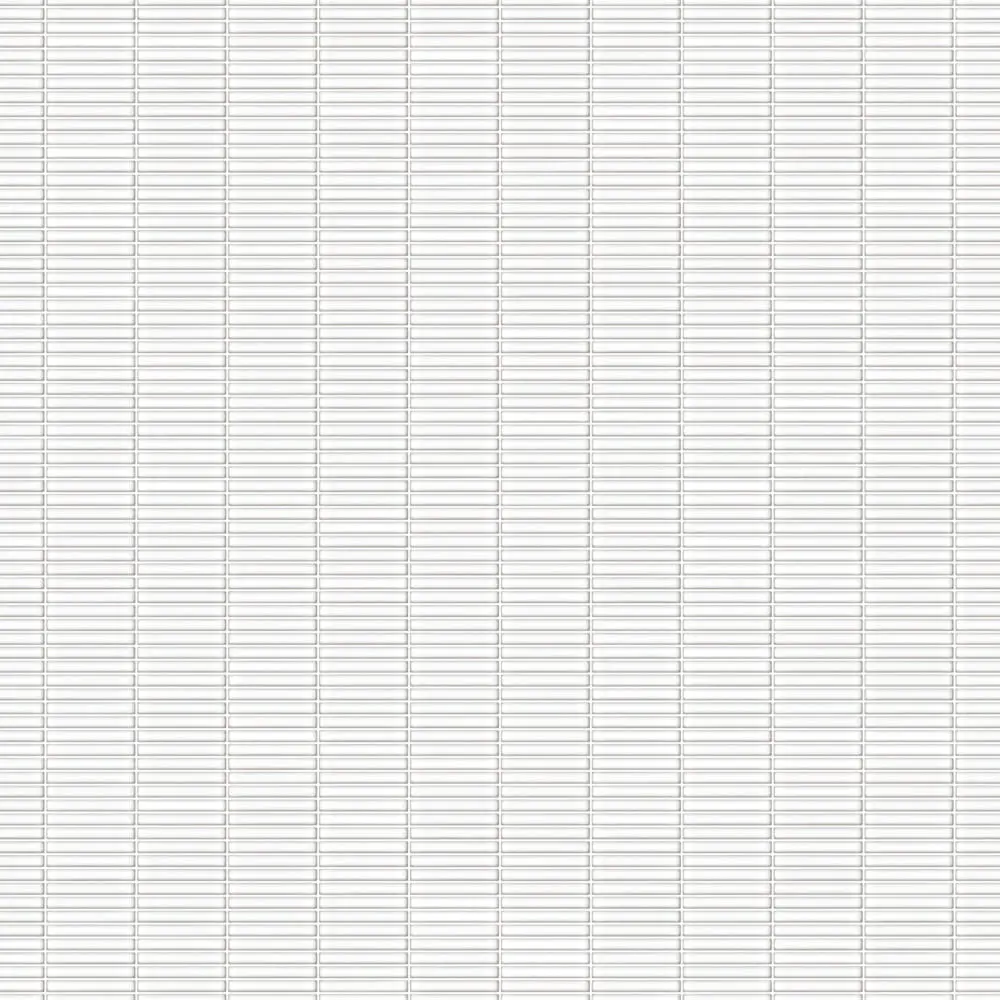 Mozaika ceramiczna Mini Piano White połysk 29×28,2 – szklanemozaiki.pl