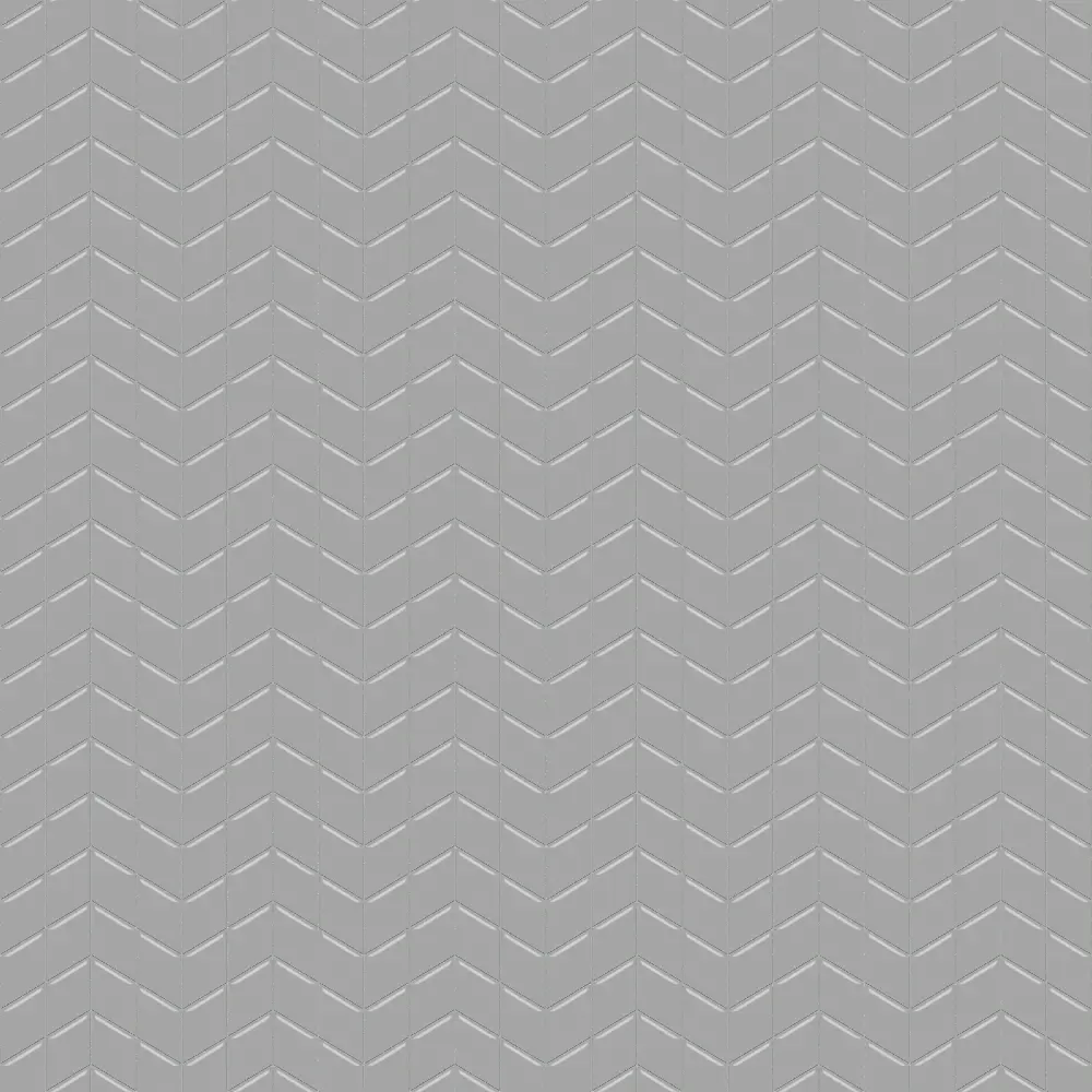 MOZAIKA SZKLANA DOUBLE CHEVRON ROMB SILVER SREBRNA CHROM METALIC – dekoracyjne do wnętrz – Szklane Mozaiki
