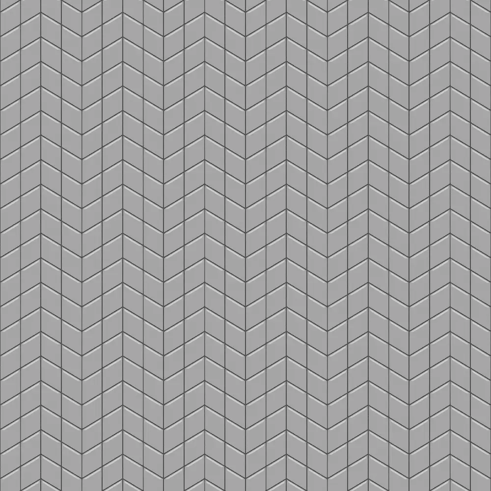 MOZAIKA SZKLANA DOUBLE CHEVRON ROMB SILVER SREBRNA CHROM METALIC – dekoracyjne do wnętrz – Szklane Mozaiki