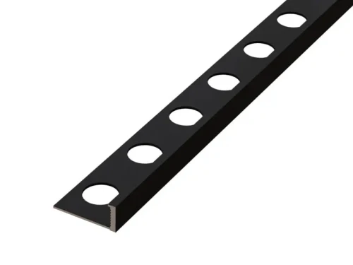 PROFIL ALUMINIOWY LICOWY AIL WYKOŃCZENIOWY OZDOBNY CZARNY MATOWY DO PŁYTEK