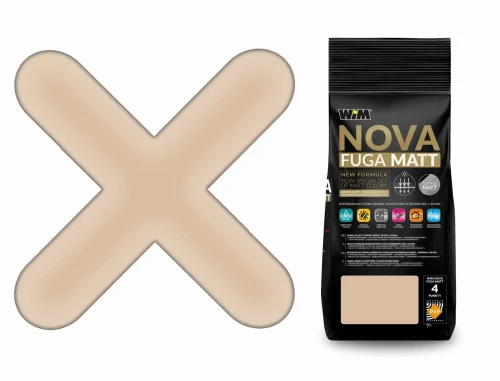FUGA cementowa NOVA MATT wysokoelastyczna CAPPUCINO