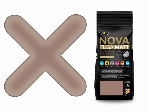 FUGA cementowa NOVA MATT wysokoelastyczna MOCHA