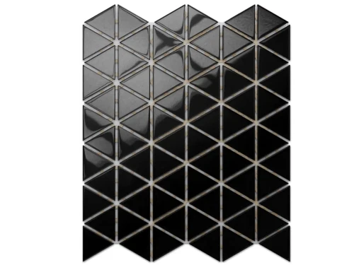 MOZAIKA SZKLANA TRIANGLE BLANKET CZARNA BLACK