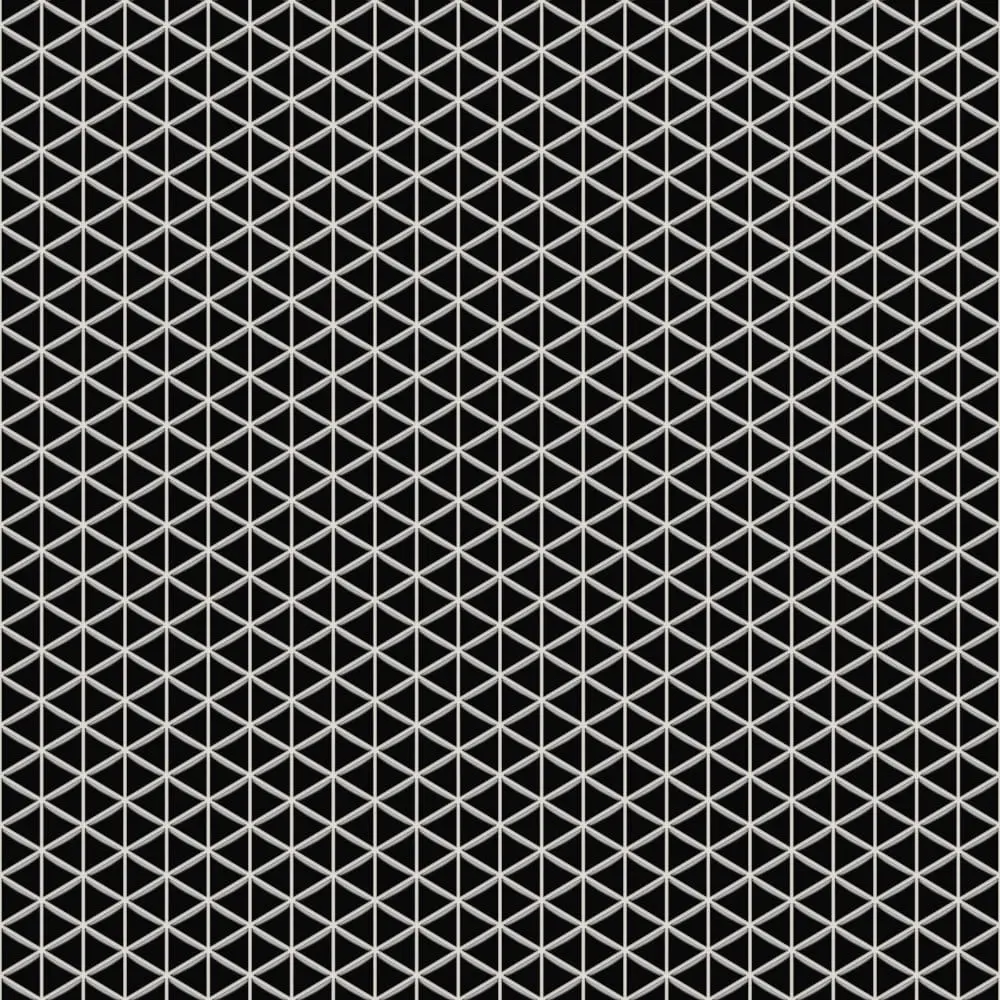 MOZAIKA SZKLANA TRIANGLE BLANKET CZARNA BLACK – dekoracyjne do wnętrz – Szklane Mozaiki