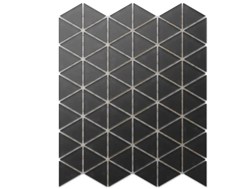 MOZAIKA SZKLANA TRIANGLE BLANKET CZARNA SOFT BLACK 