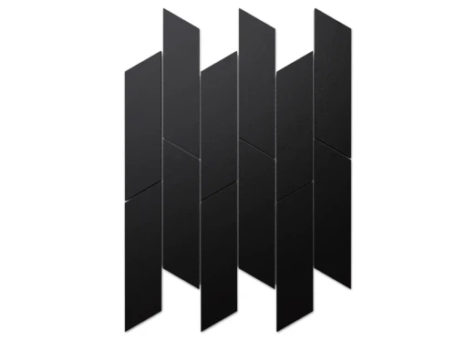 MOZAIKA GRESOWA CHEVRON STORM DOBLO NERO