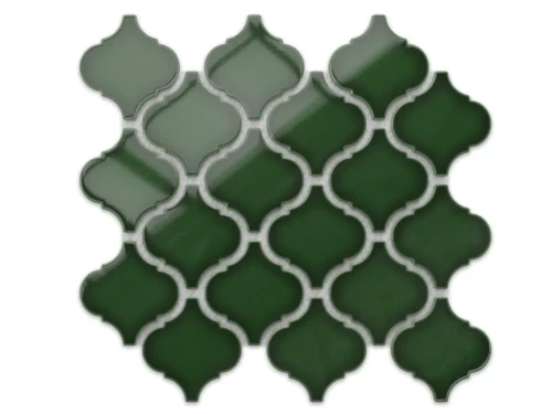 MOZAIKA CERAMICZNA ARABESKA DEEP GREEN
