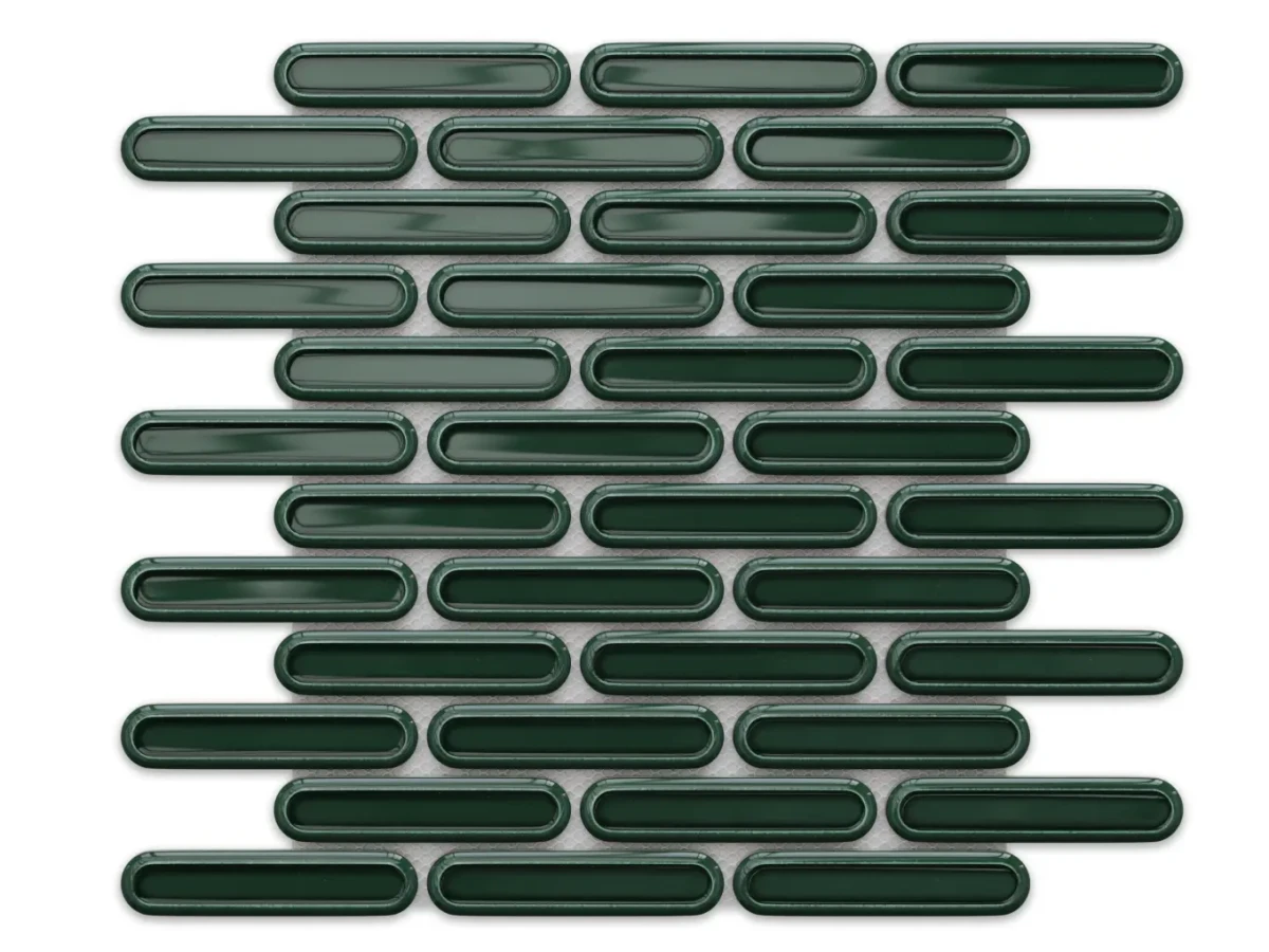 MOZAIKA CERAMICZNA SAVOIARDI EMERALD GREEN - szklanemozaiki.pl