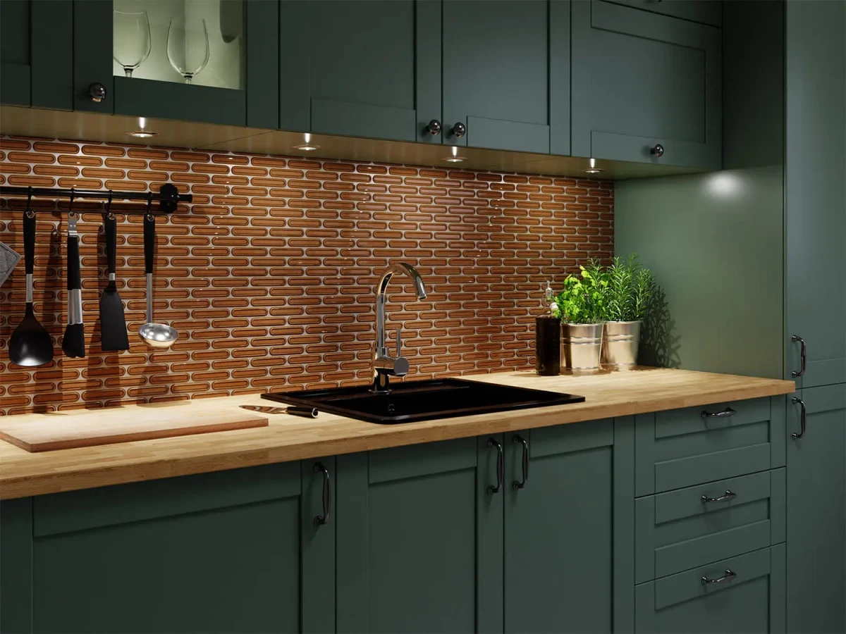 MOZAIKA CERAMICZNA SAVOIARDI CARAMEL BROWN - szklanemozaiki.pl