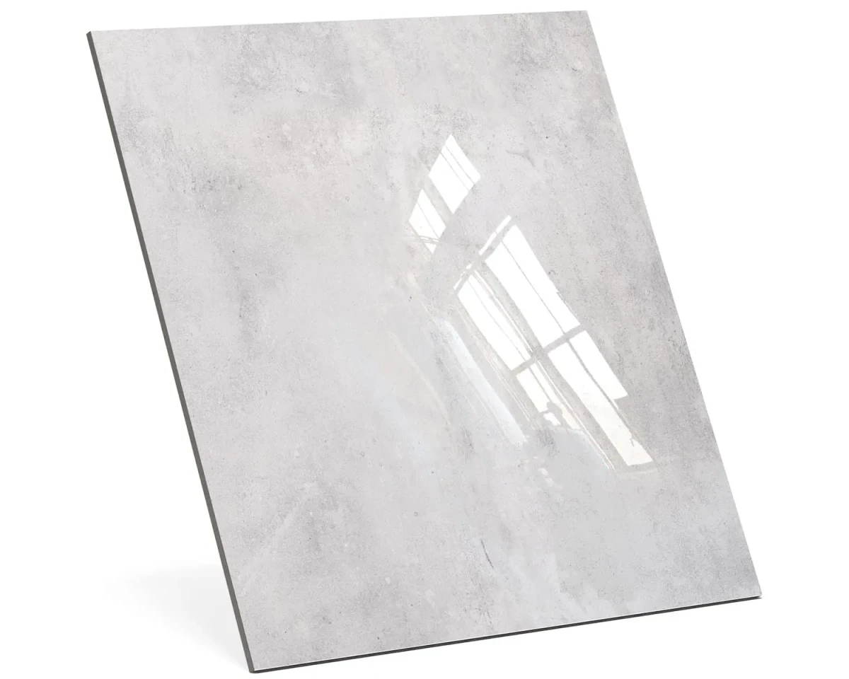 PŁYTKA REKTYFIKOWANA MANHATTAN BIANCO SZARA POLER 60x60cm – dekoracyjne do wnętrz – Szklane Mozaiki