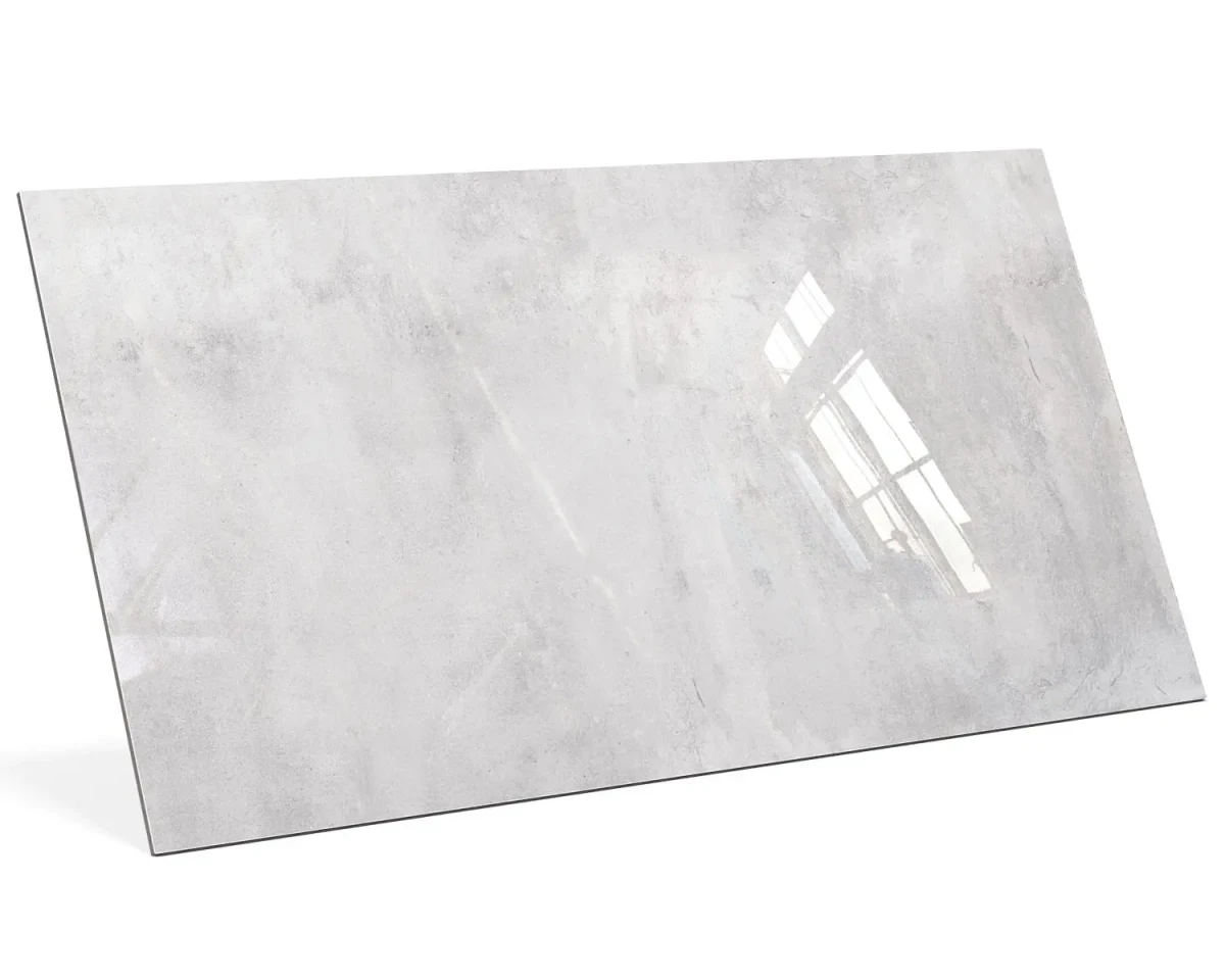 PŁYTKA REKTYFIKOWANA MANHATTAN BIANCO SZARA POLER 60x120cm – dekoracyjne do wnętrz – Szklane Mozaiki
