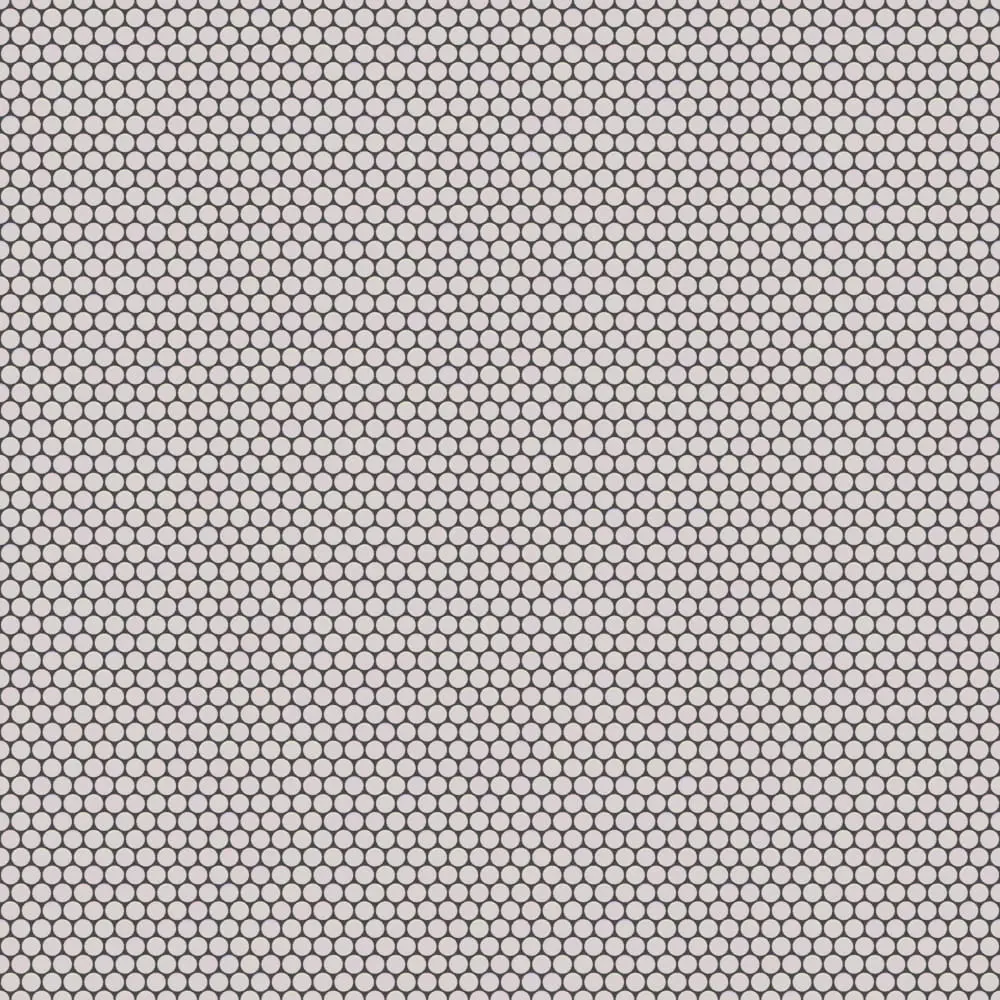 Mozaika ceramiczna Penny Dots white pearl połysk - szklanemozaiki.pl