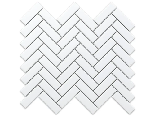 MOZAIKA CERAMICZNA CHEVRON JODEŁKA WHITE MATOWA