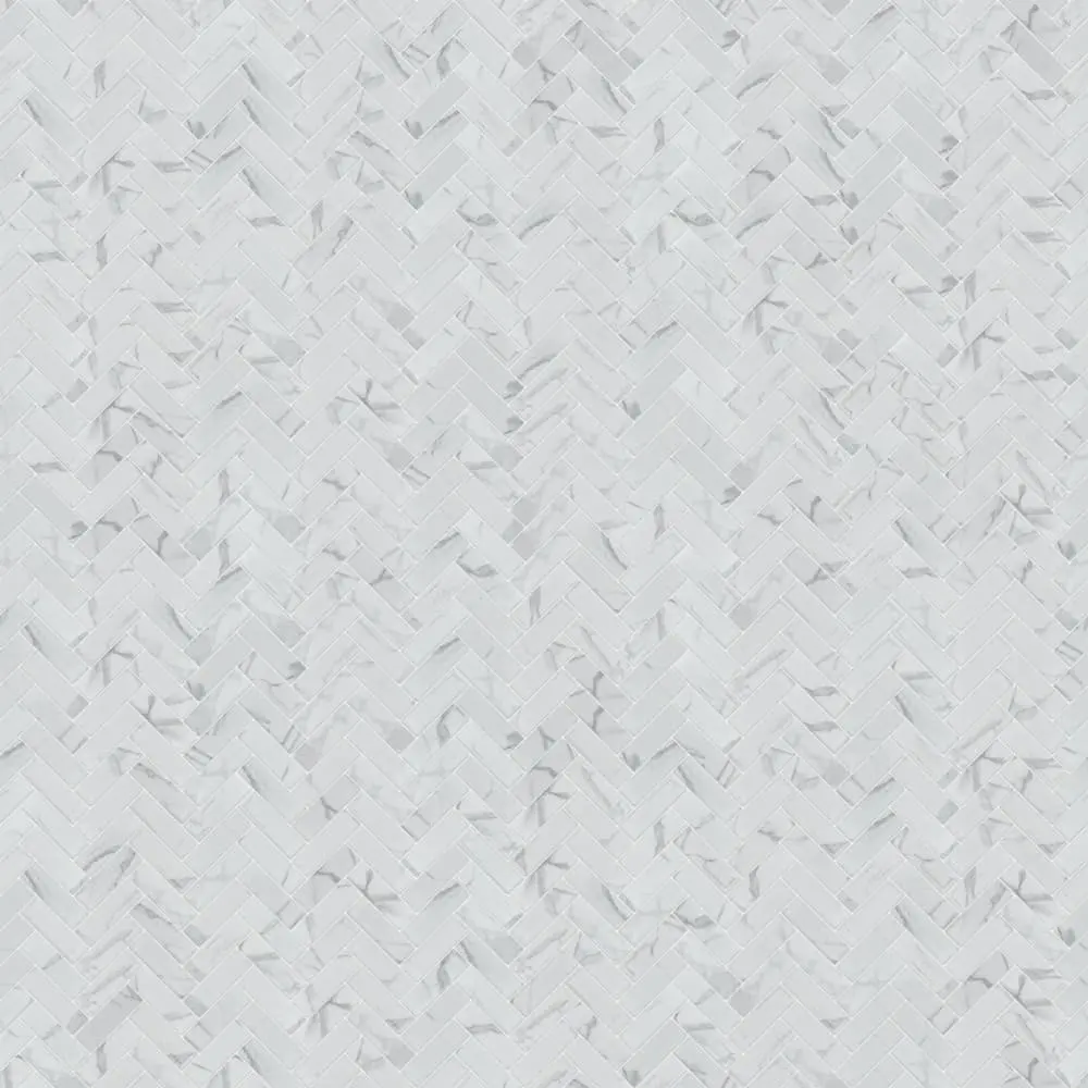 Mozaika ceramiczna mini chevron herringbone carrara matowa - szklanemozaiki.pl