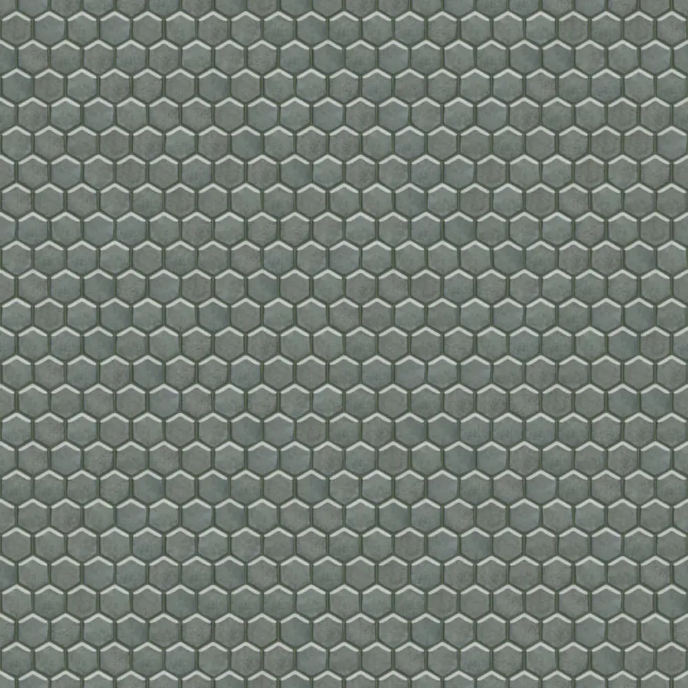 MOZAIKA CERAMICZNA HEKSAGON GREEN NORI  – dekoracyjne do wnętrz – Szklane Mozaiki
