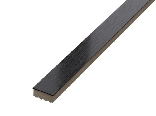 LISTWA METALOWA CERAMICZNA STEEL NERO MATOWA