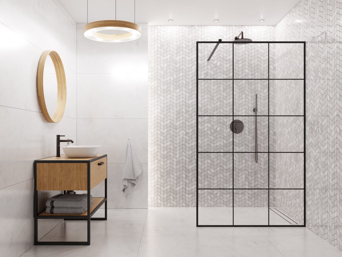 MOZAIKA GRESOWA DOUBLE CHEVRON LEZA GREY – dekoracyjne do wnętrz – Szklane Mozaiki