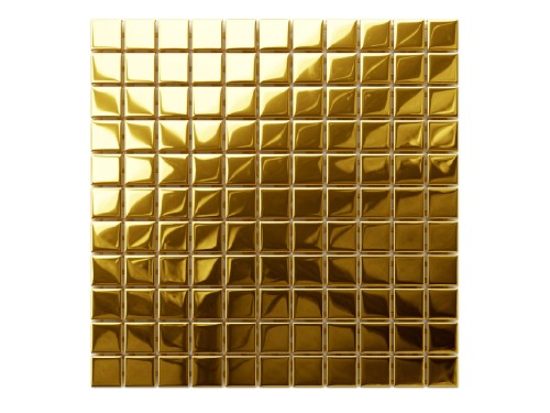 MOZAIKA SZKLANA ZŁOTA GOLD METALIC 30x30cm 8mm