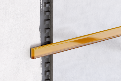 LISTWA SZKLANA POMARAŃCZOWA GIALLO 2.3 x 60 cm