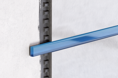 LISTWA SZKLANA NIEBIESKA BLUE 2.3 x 60 cm 