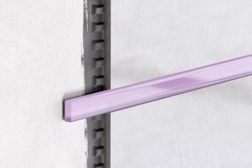 LISTWA SZKLANA RÓŻOWA VIOLA 2.3 x 60 cm