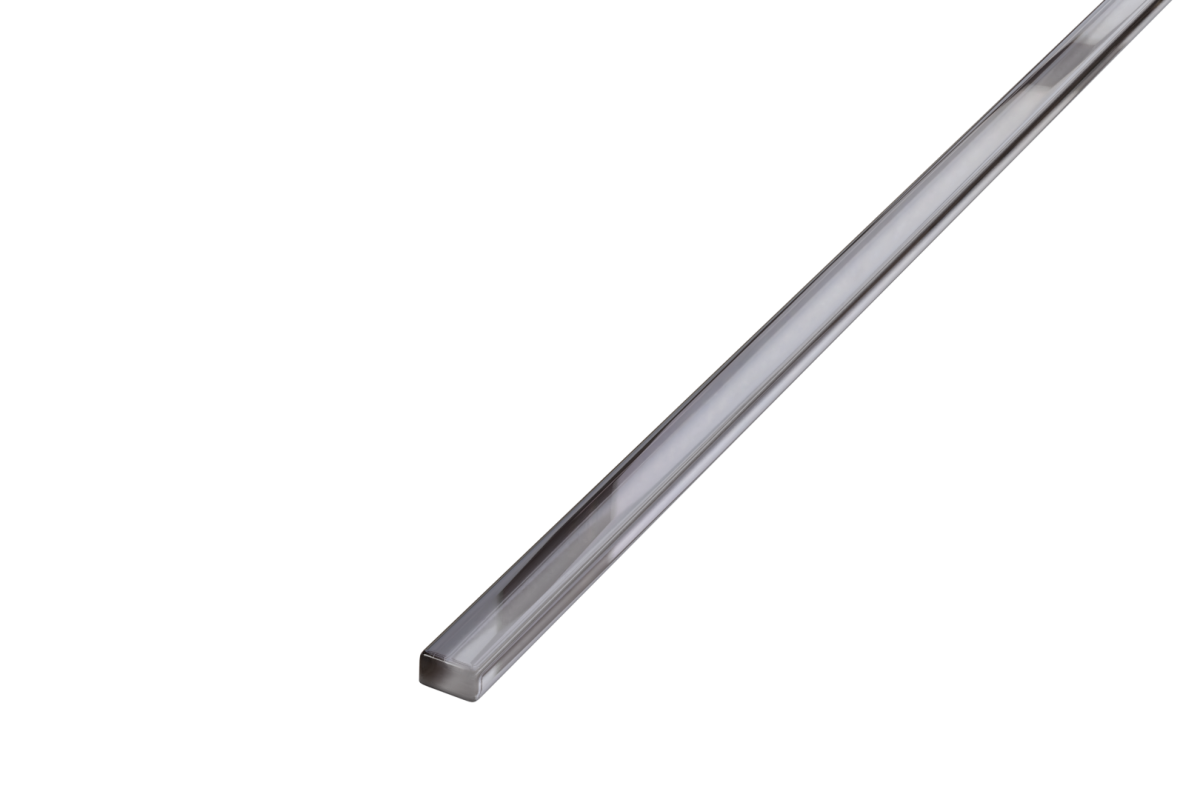 LISTWA SZKLANA SZARA JOY 1.5 x 44.8 cm – dekoracyjne do wnętrz – Szklane Mozaiki