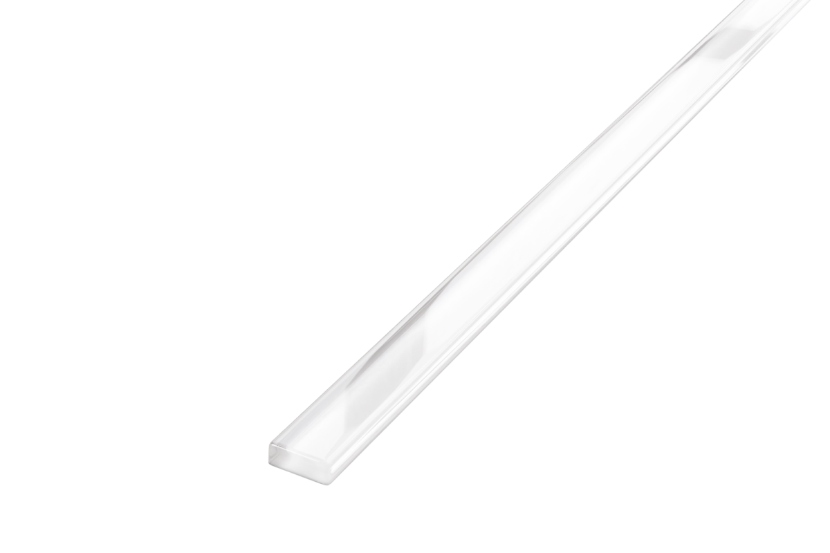 LISTWA SZKLANA BIAŁA SUPER WHITE  2.3 x 60 cm – dekoracyjne do wnętrz – Szklane Mozaiki