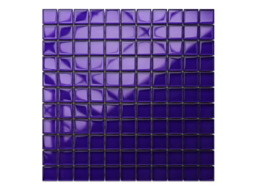 MOZAIKA SZKLANA FIOLET 30x30cm 6mm
