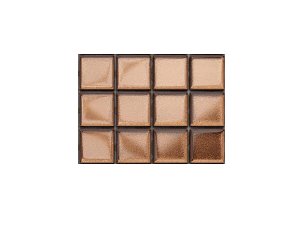 MOZAIKA SZKLANA BRĄZOWA BROWN METALIC 30x30cm 8mm – dekoracyjne do wnętrz – Szklane Mozaiki
