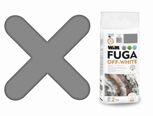 FUGA wysokoelastyczna do mozaiki SZARA 2kg