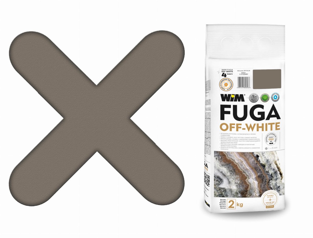 FUGA wysokoelastyczna do mozaiki MARENGO 2kg  – dekoracyjne do wnętrz – Szklane Mozaiki