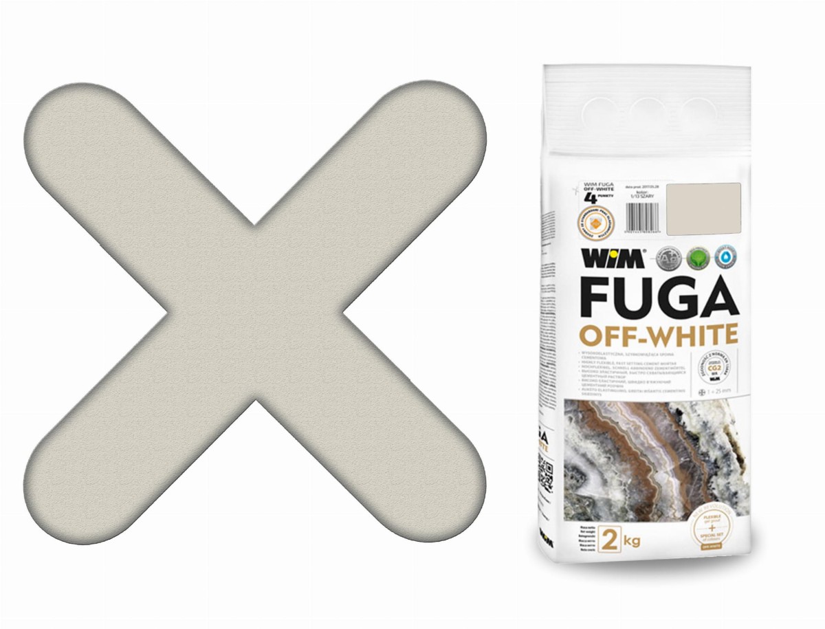 FUGA wysokoelastyczna do mozaiki PERGAMON 2kg – dekoracyjne do wnętrz – Szklane Mozaiki